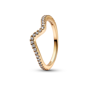 Pandora Sparkling Wave Ring