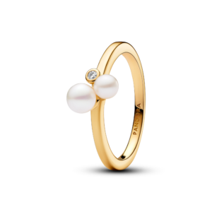 Pandora Duo Treated Freshwater Cultured Pearls Ring