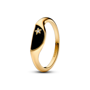 Pandora ME Halved Enamel Signet Ring