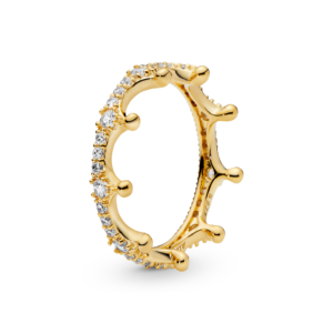 Pandora Clear Sparkling Crown Ring