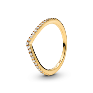 Pandora Sparkling Wishbone Ring