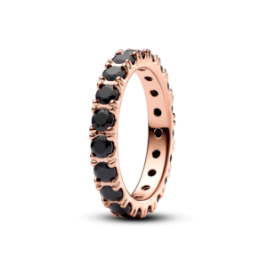 Pandora Black Sparkling Row Eternity Ring