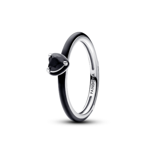 Pandora ME Black Chakra Heart Ring