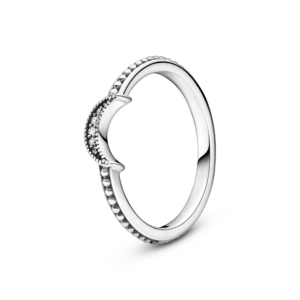 Pandora Crescent Moon Beaded Ring