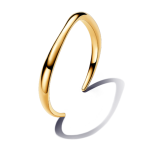 Pandora Organically Shaped Open Bangle