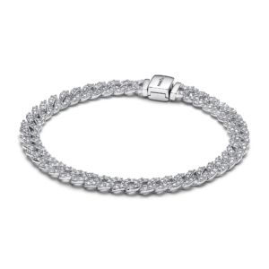 Pandora Timeless PavÃ© Cuban Chain Bracelet