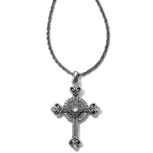 Brighton, Alcazar Heart Small Cross Necklace