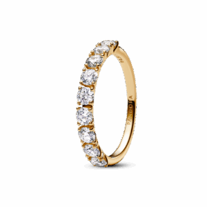 Pandora Era 14k Gold Lab-grown Diamond Half Eternity Band Ring