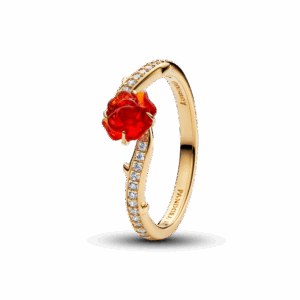 Disney Beauty and the Beast Enchanted Rose Ring