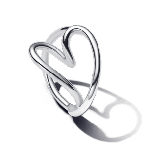 Organically Shaped Heart Ring