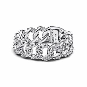 PavÃ© Cuban Chain Ring