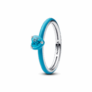 Turquoise-coloured Heart Stone Ring
