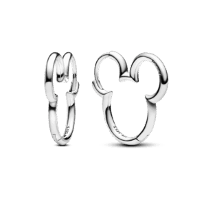 Disney Mickey Mouse Silhouette Hoop Earrings