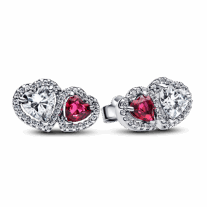 Halo Hearts Stud Earrings