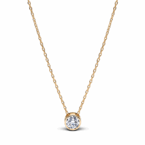 Pandora Era Bezel Lab-Grown Diamond Pendant Necklace