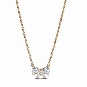 Sparkling Bow Necklace