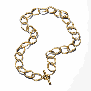 Organically Shaped Link Necklace