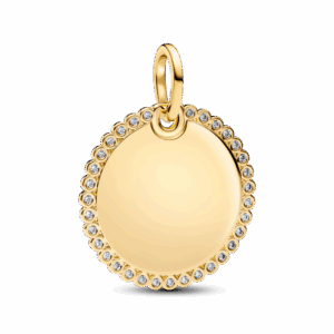 Engravable Round Tag Pendant