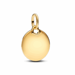 Engravable Round Tag Dangle Charm