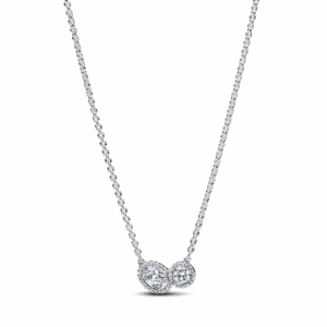 Embracing Halo Necklace