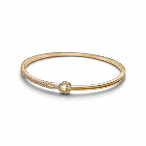 Pandora Infinite Lab-grown Diamond Pavé Double Row Bangle