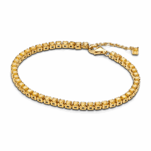 Sparkling Yellow Tennis Bracelet