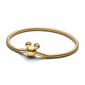Disney Mickey Mouse Clasp Moments Snake Chain Bracelet