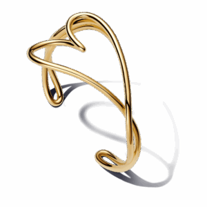 Organically Shaped Heart Bangle