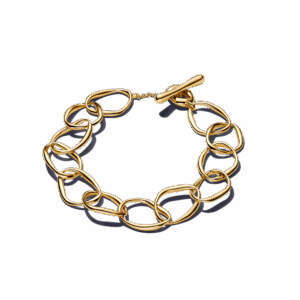 Organically Shaped Link Bracelet