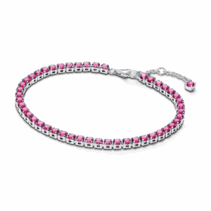 Sparkling Pink Tennis Bracelet