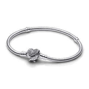 Heart Wings Clasp Snake Chain Bracelet