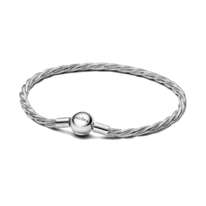 Round Pandora Clasp Twisted Snake Chain