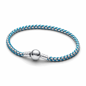 Blue Cord Snake Chain Bracelet