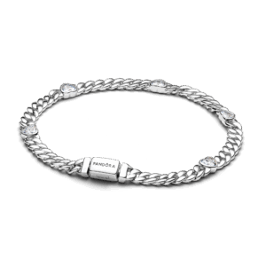 Heart Cuban Chain Bracelet