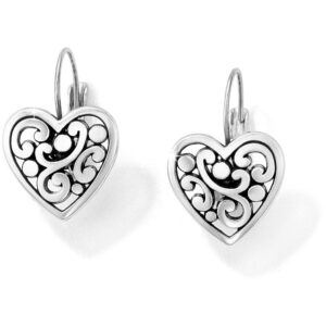 Brighton, Contempo Heart Leverback Earrings