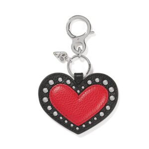 Brighton, Fashionista Moody Blue Heart Handbag Fob