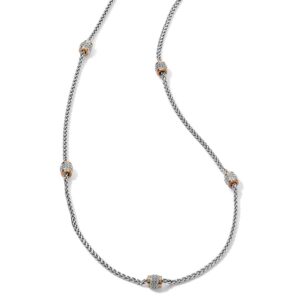 Brighton, Meridian Two Tone Long Necklace