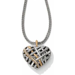 Brighton, Neptune's Rings Convertible Reversible Heart Necklace