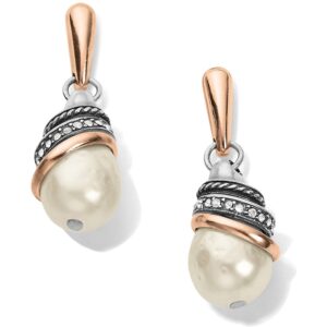 Brighton, Neptune's Rings Pearl Teardrop Earrings