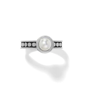 Brighton, Pebble Dot Pearl Slim Band Ring