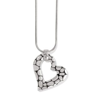 Brighton, Pebble Heart Necklace