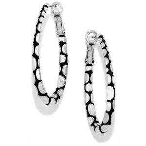 Brighton, Pebble Oval Hoop Earrings