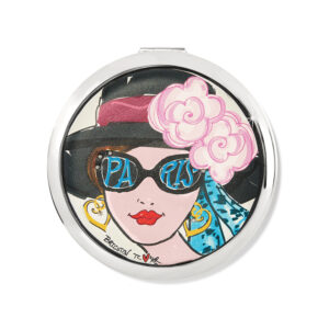Brighton, Paris Blooms Travel Mirror