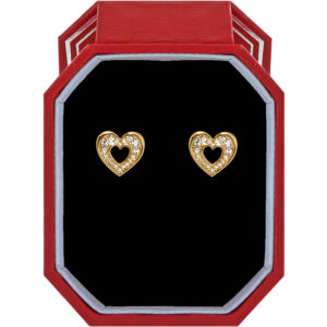 Brighton, Enchanting Heart Post Earrings Gift Box
