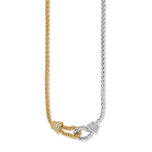 Brighton, Meridian Ventus Two Tone Short Necklace