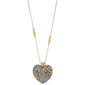Brighton, Garden Of Love Heart Convertible Reversible Necklace