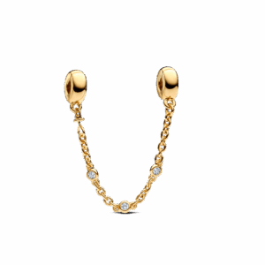 Pandora Triple Clear Stone Safety Chain