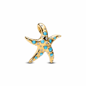 Pandora Sparkling Blue Starfish Dangle Charm
