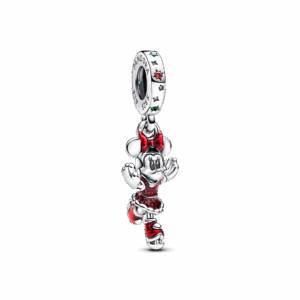 Pandora Minnie Mouse Ice Skating Dangle Charm