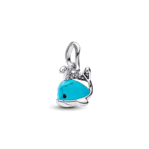 Pandora Turquoise-coloured Whale Dangle Charm